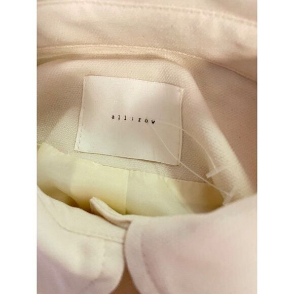 all:row Cream Big Pocket Boxy Jacket NWOT Small - Picture 4 of 4